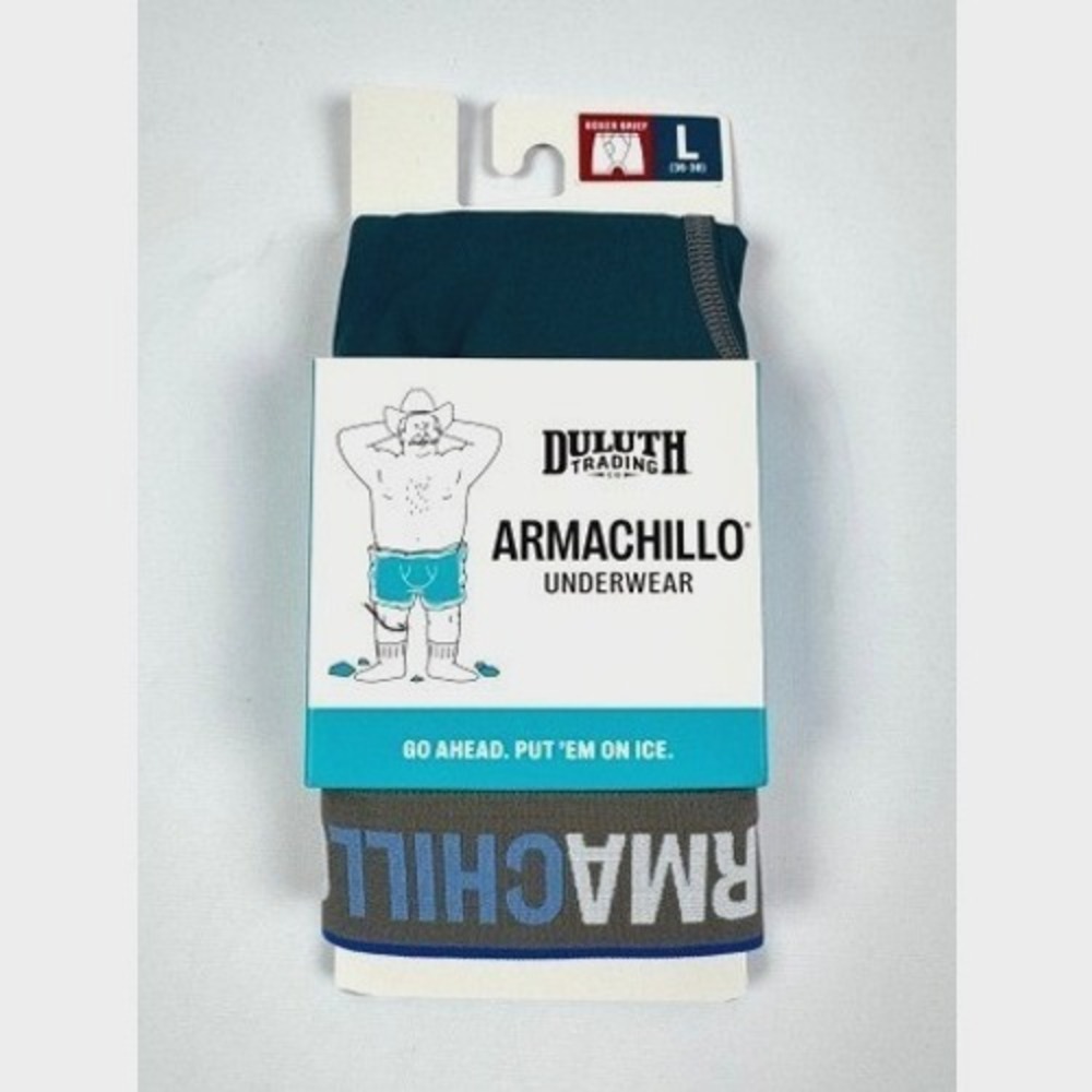 Duluth Trading Co Armachillo Cooling Boxer Briefs Midnight Green Large